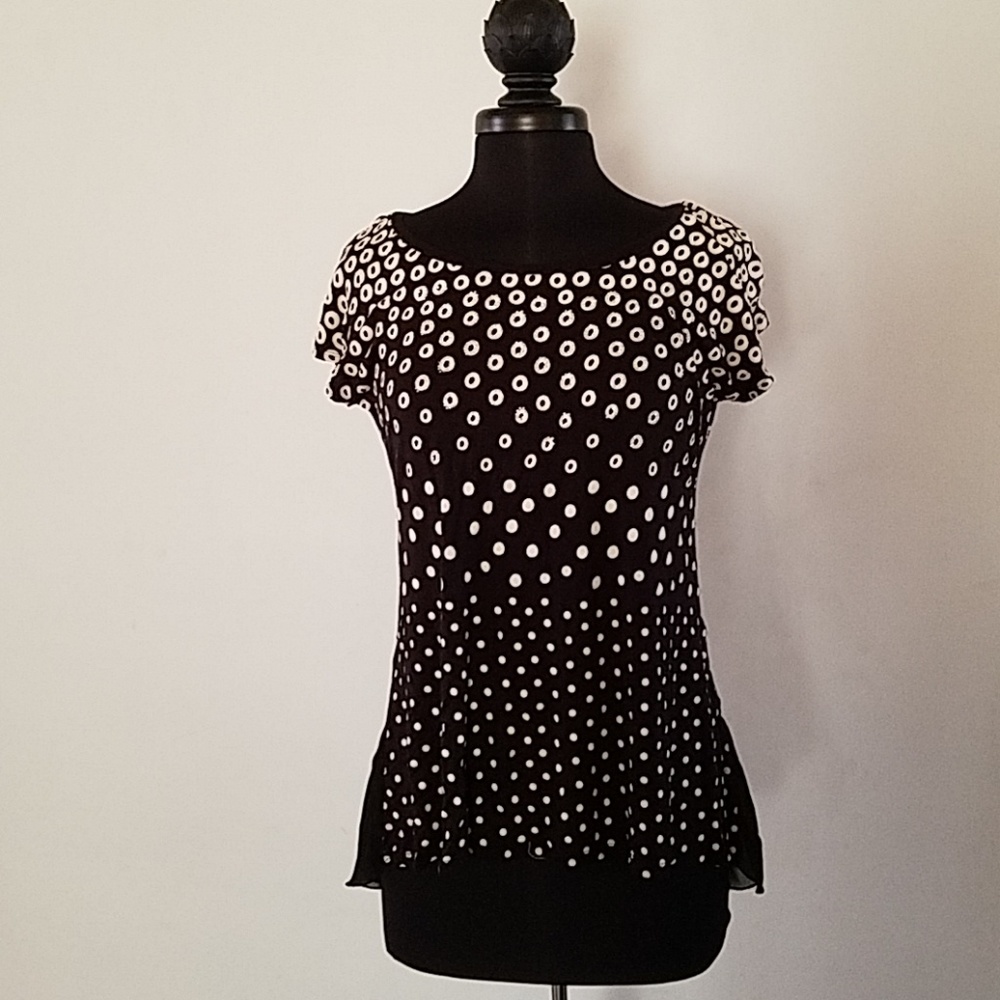 Offers 👍 Black and White Blouse